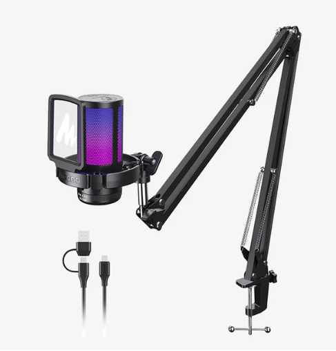 DGM20S Gamerwave Condenser USB Gaming RGB Microphone