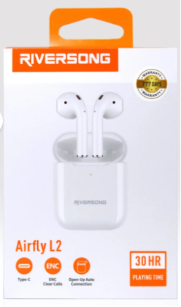 RİVERSONG X5+ WT TWS Air Earbuds, White