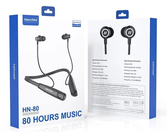 Haino Teko Germany HN 80 Wireless Bluetooth Neckband Earphone