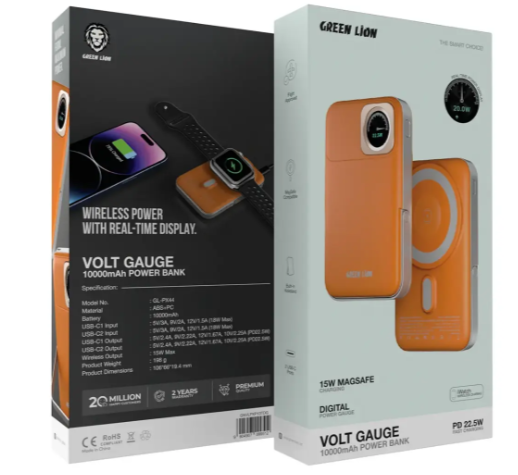 Green Lion Volt Gauge 10000Mah Power Bank