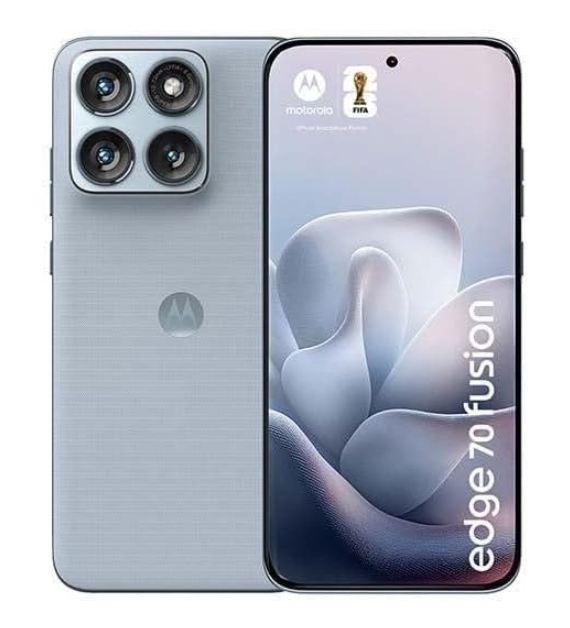 Motorola Edge 70 Fusion 5G Dual SIM (Nano + eSIM) 12GB RAM 256GB Storage with moto buds - Middle East Version (PANTONE Country Air pastel blue)