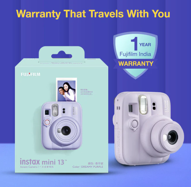 Fujifilm Instax Mini 13 Instant Camera – Auto Exposure | Selfie Timer | Compact Instant Film Camera- 5 Colors