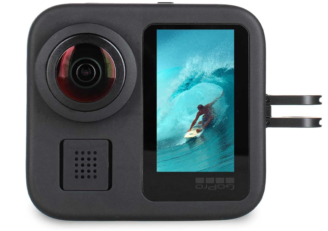 GoPro MAX 360 (2025) HD Video Waterproof Action Camera - with 50 Piece Accessory Kit | Dual-Lens 5.6K Spherical Video, 1/4-20 Mounting System Vlogging and VR Content Creation