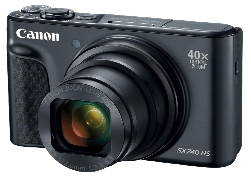 Canon PowerShot SX740 HS Digital Camera (Black)