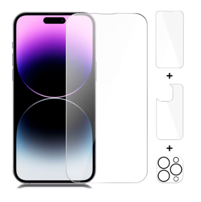 [3 Pack] Screen Protector for iPhone 14 Pro Max, iPhone 14 Pro Max Front and Back Screen Protector,iPhone 14 Pro Max Camera Protector Anti-Fingerprint/Scratch for iPhone 14 Pro Max (6.7 inch)