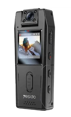 Yesido Body Black Action Camera – KM25