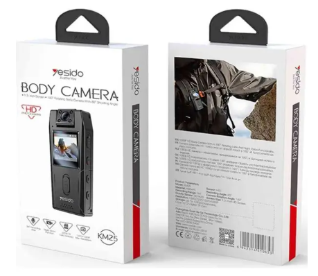 Yesido Body Black Action Camera – KM25