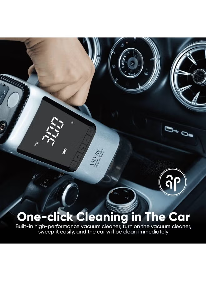 CSP001 Car Power Bank with Emergency Jump Starter and Air Compressor