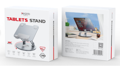 Yesido C293 360 Rotating Good Heat Releasing Folding Design Aluminum Alloy Table Holder