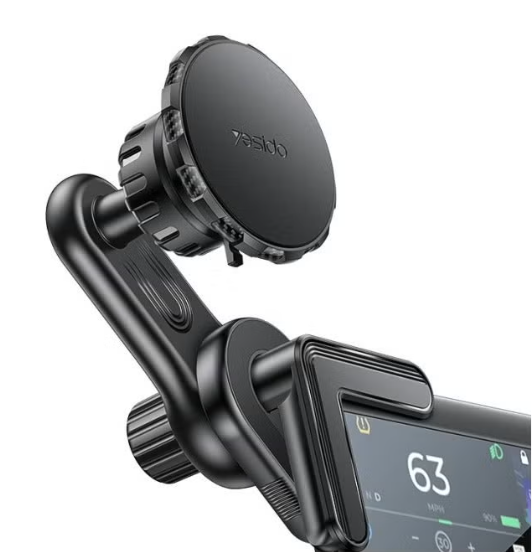 C212 Magnetic Phone Holder with Locking Knob & Floating Screen for Car