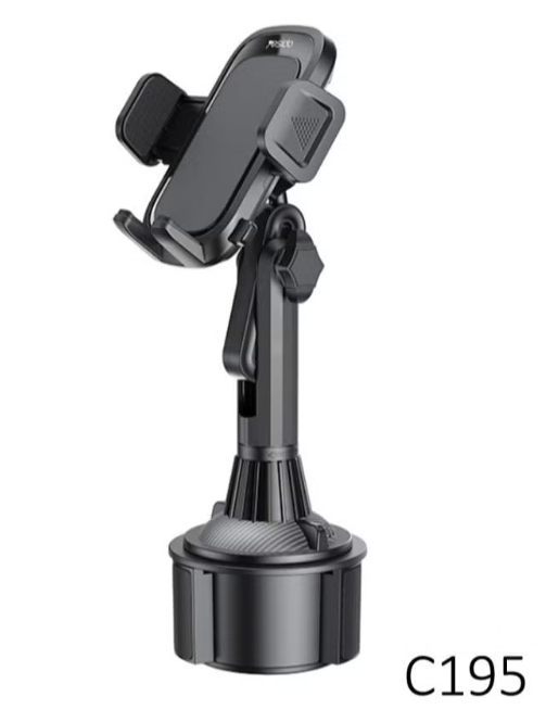 360° Rotatable Adjustable Mobile Phone Holder for Car Cup Mount – Universal Fit for iPhone, Samsung, and Smartphones with Secure Grip and Sturdy Design