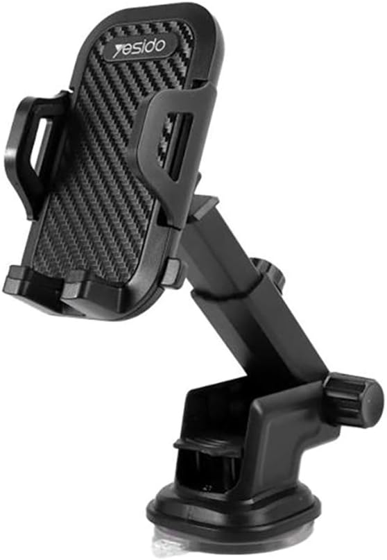 Yesido C23 Universal Car Mobile Holder Adjustable Automatic Clip Stand Dashboard Windshield GPS Mount Bracket Sucker Phone Support