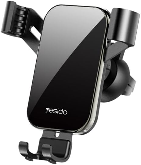 Yesido C87 Car Phone Holder, 360-Degree Adjustable, Universal Air Vent Mount, Gravity Bracket