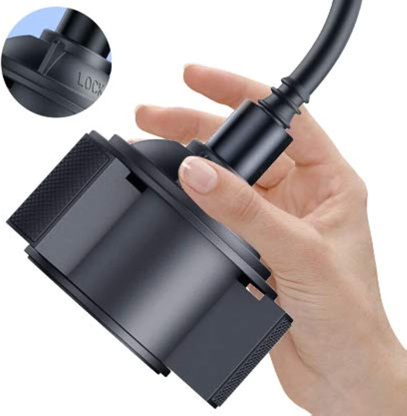 Yesido Yesido C112 Car Cup Holder Long Leg 360 Â° Rotation Flexible Arm Gooseneck Car Universal Mobile Holder+Air vent Mount Holder