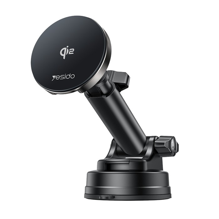 Yesido Ds30 360 Rotating Qi2 15W Wireless Fast Charging Phone Holder Air Outlet/Dashboard Car Phone Mount
