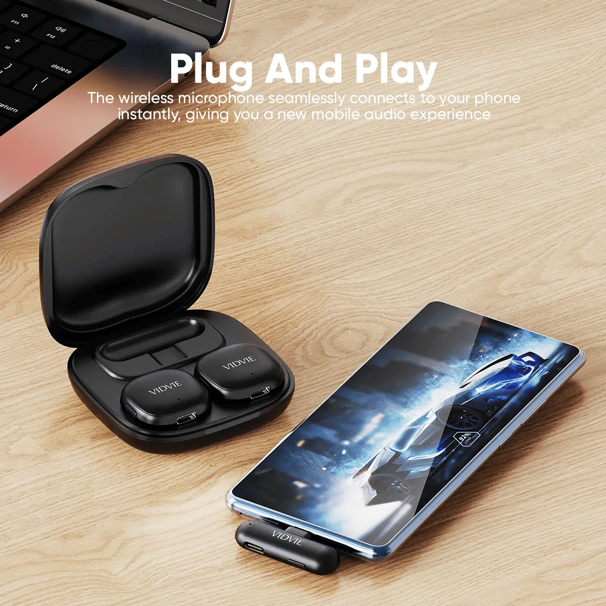 MC02-T Ai Smart Noise-cancelling Wireless Microphone