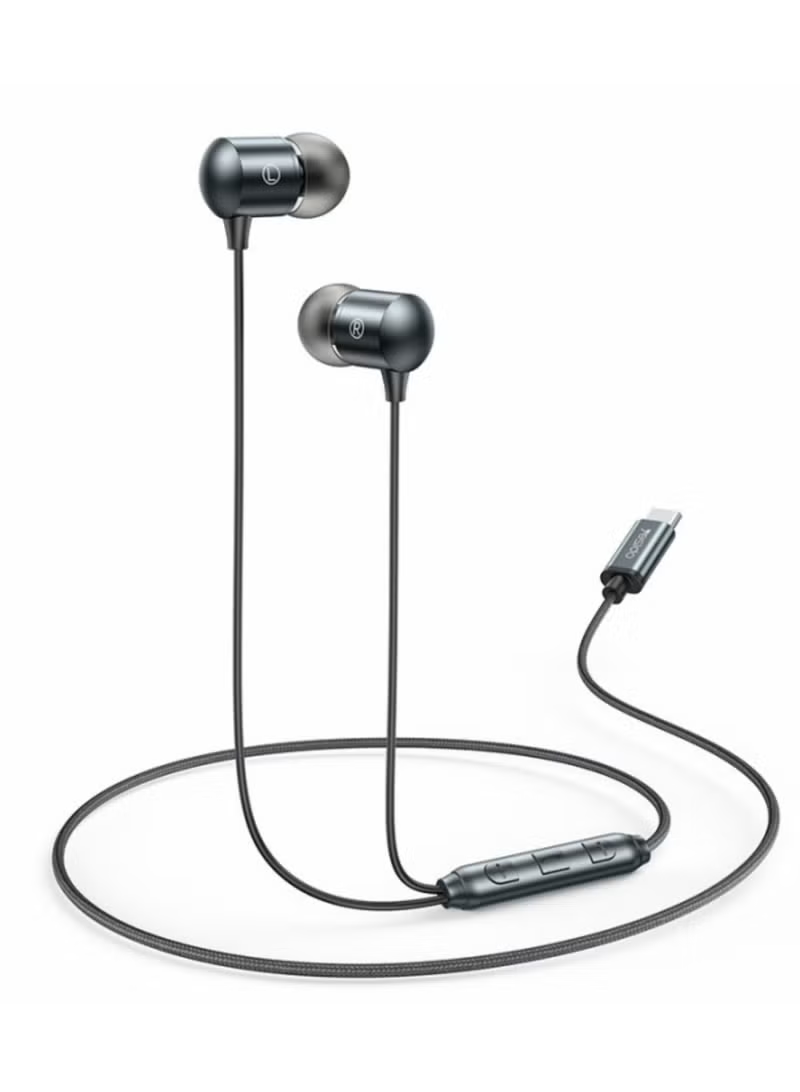YH43 HIFI Lossless Sound Quality 10mm Dynamic Speaker Type-C Digital Interface In-ear Earphone