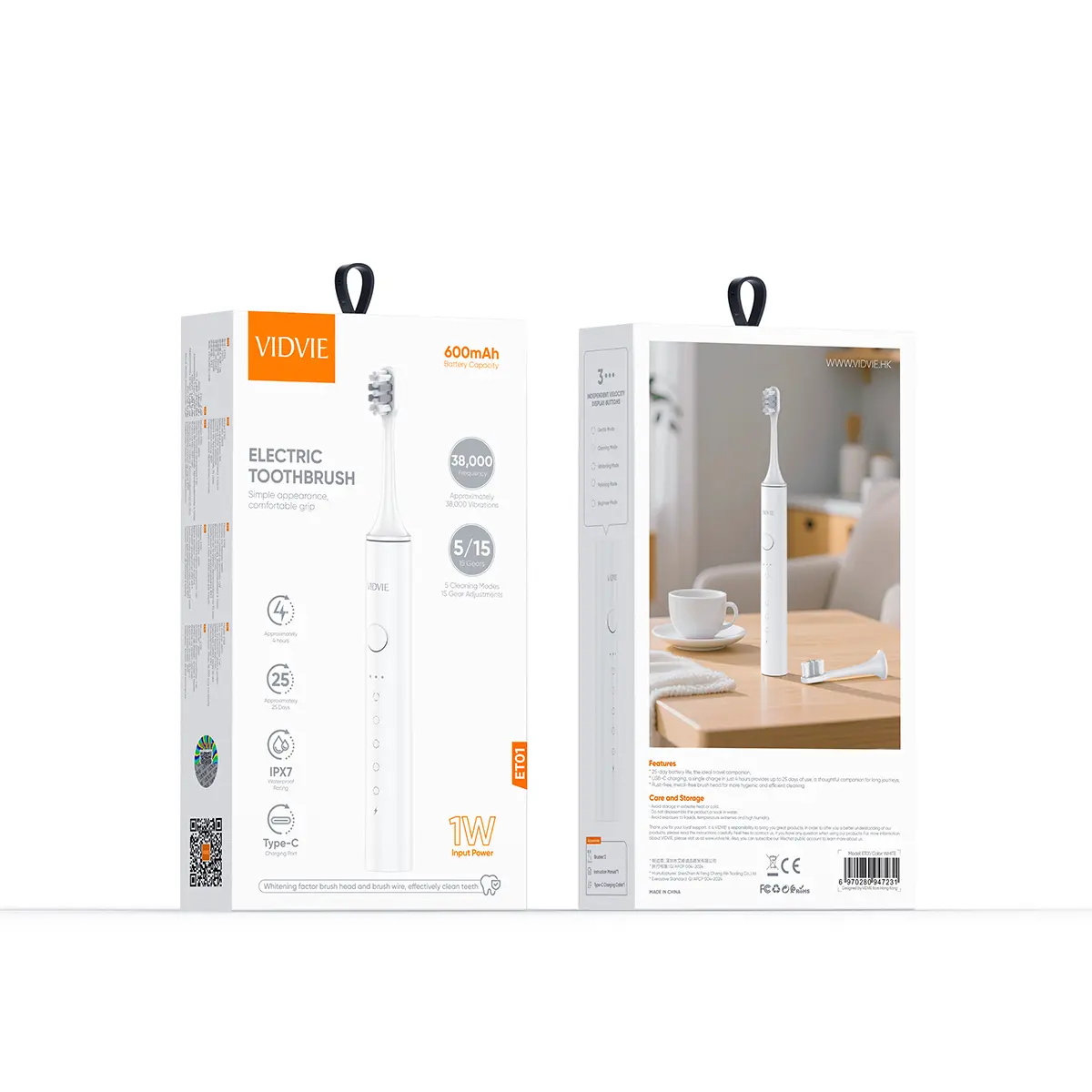 ET01  Sonic Electric Toothbrush