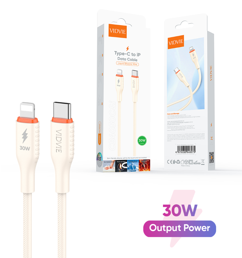CB4050C&i Type-C to iP 30W Data Cable