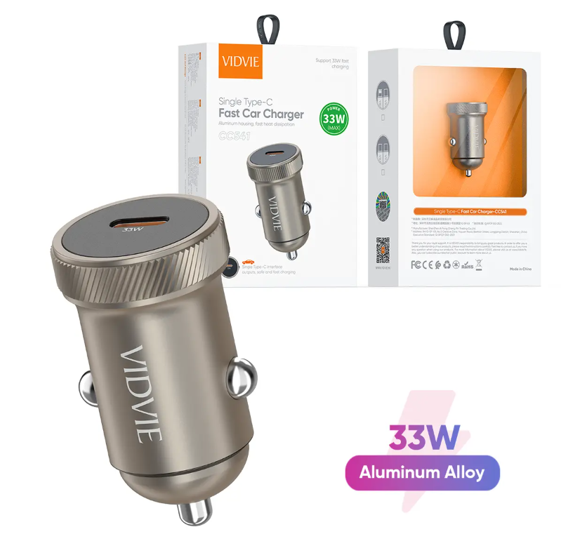 CC541 Single Type-C Fast Car Charger 33W