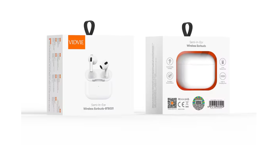 BT8001 Semi-In-Ear TWS Earbud