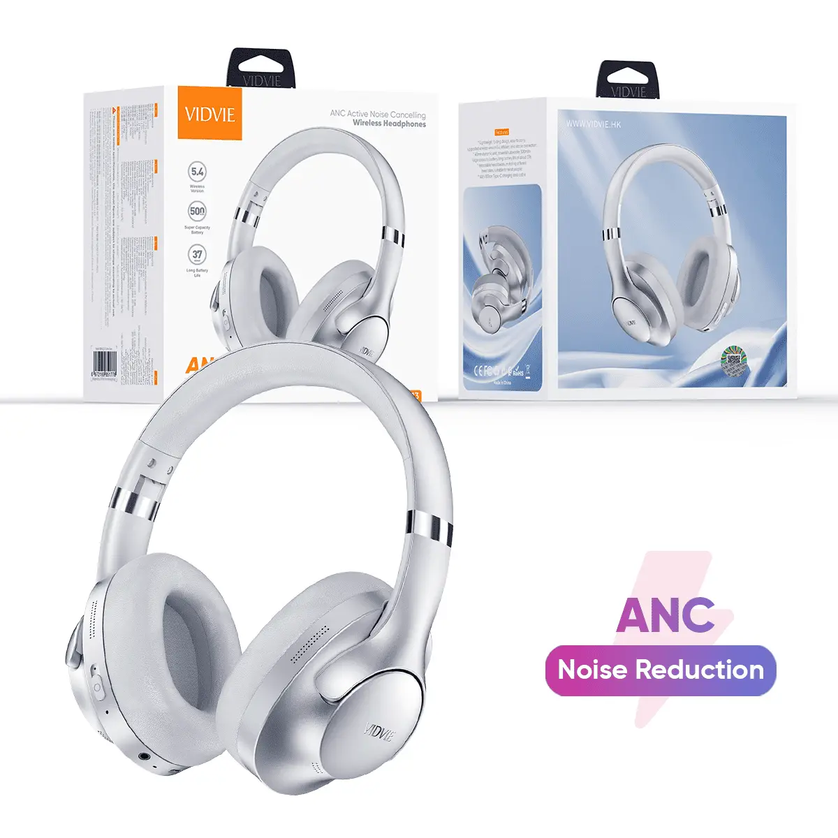BBH2113  ANC Active Noise Cancelling Wireless Headphones
