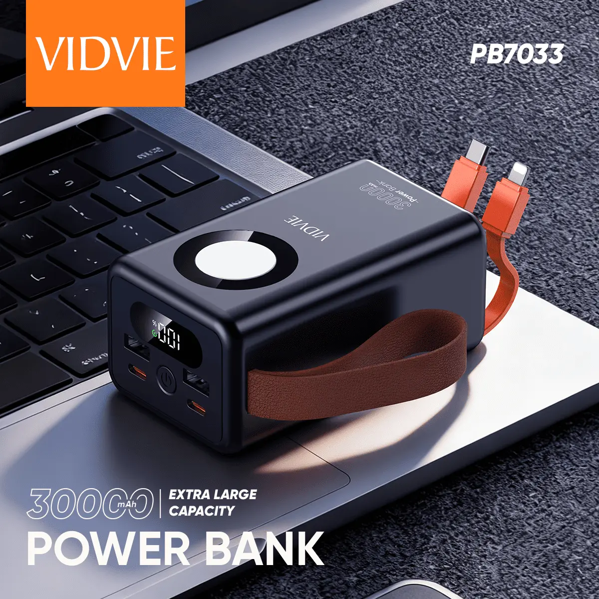Vidvie PB7033  30000mAh Extra Large Capacity Power Bank