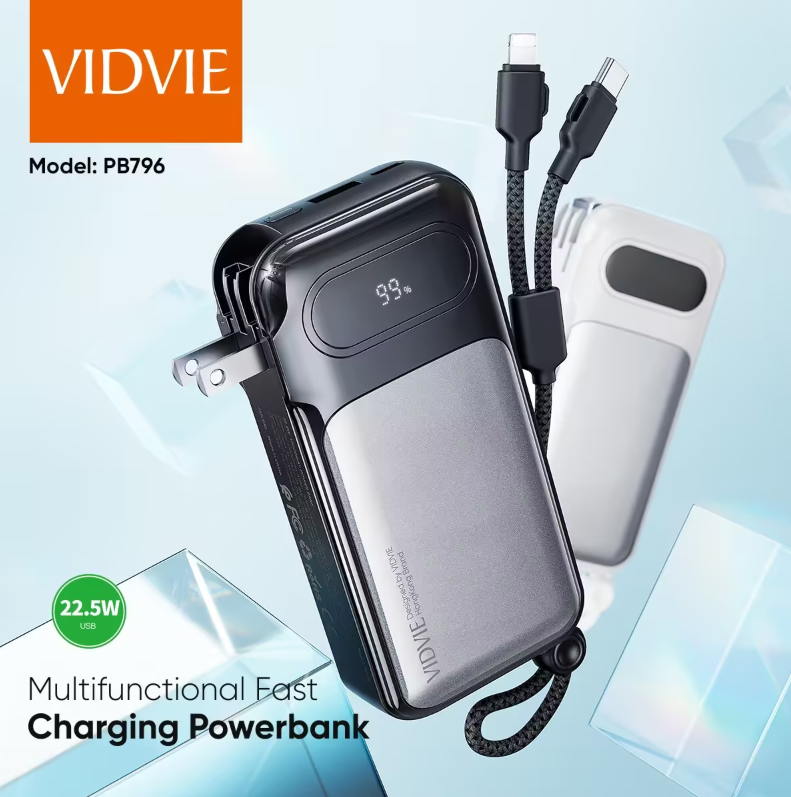 Vidvie PB796 Multifunctional Fast Charging power Bank