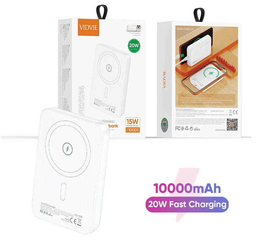 PB7024  10000mAh Wireless Charging Powerbank