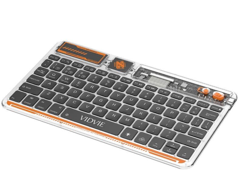 KB05 Transparent Smart Wireless Keyboard TC Black