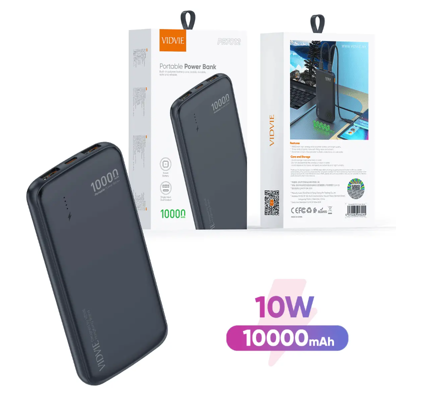 PB7012 1000mAh Portable Power Bank TC (Black)