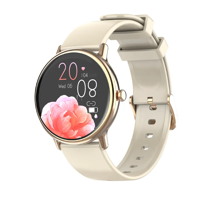 SW1619 AMOLED Ultra-clear Screen Wireless Call Smart Watch Rose Gold