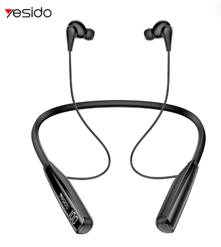 Yesido Ysp22 Bt5.3 Enc Call Noise Reduction Led Large Screen Display Three Sound Halterneck Bt Headset
