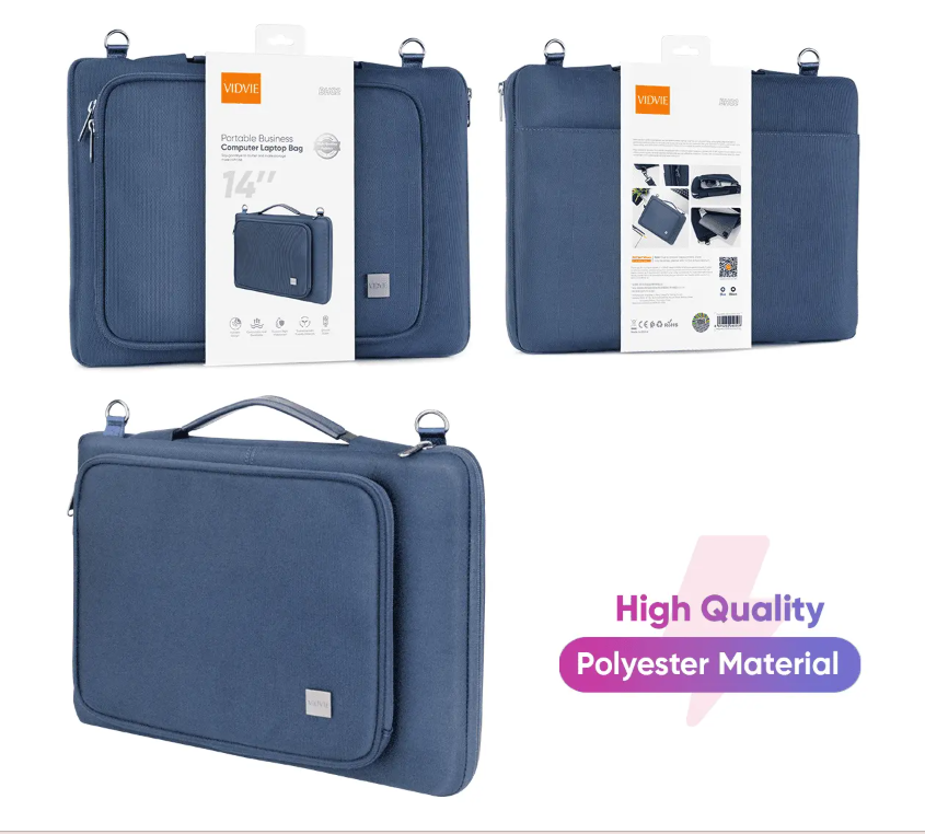 BH02 Portable Business Computer Laptop Bag Blue