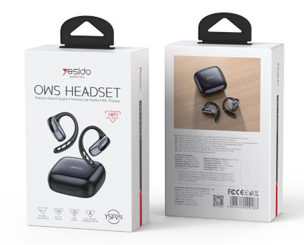 Yesido Ysp24 Bt5.4 Three-Band Prominence Finger Touch Ows Open Wireless Earphone Bt Headset