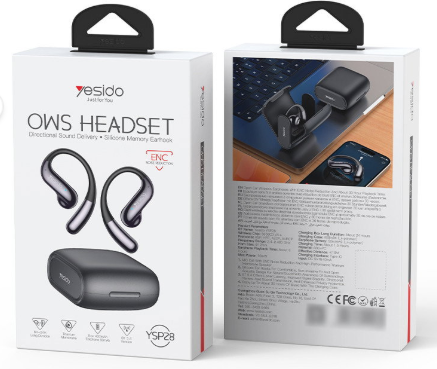 Yesido Ysp28 Bt5.4 Enc Noise Reduction Long Endurance Open Design Hifi Sound Quality Ows Wireless Headphone