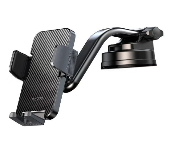 Yesido C172 Suction Cup Type Bending Arm Car Phone Holder (Black)