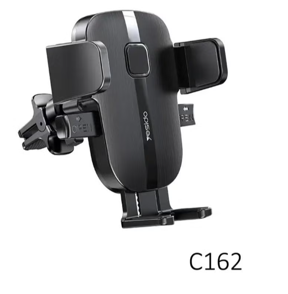 360° Rotating Car Phone Holder – Gravity-Activated Universal Air Vent Mount with Adjustable Design for All Smartphones, Hands-Free, Secure Installation, Compatible with iPhone, Samsung, and More