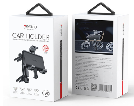 Yesido C240 Benz Compatible 360° Rotating Air Vent Phone Holder Anti Slip Design
