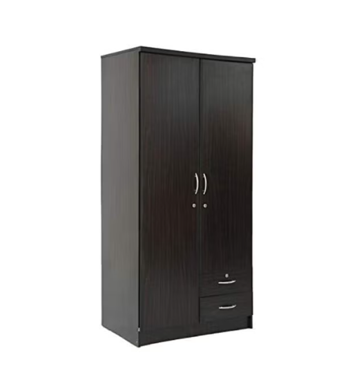 Riley 2 Door wardrobe with 2 drawer Hanging Rod & 5 Shelves