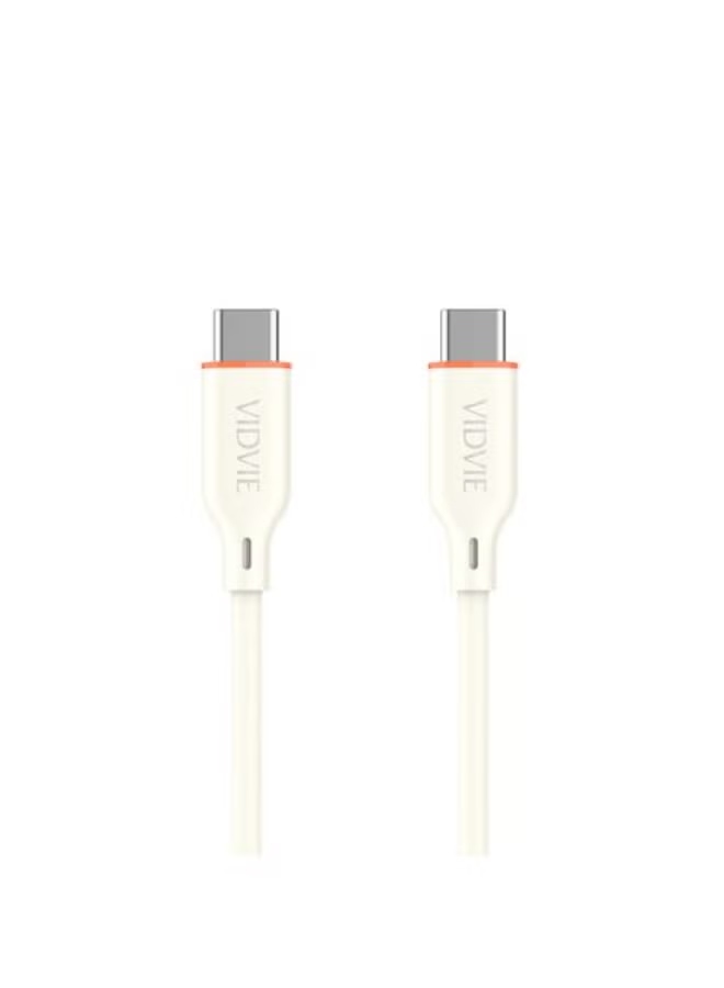 Type-C to Type-C Data Cable [2 m TC-TC (60W)] [Black] / [White] CB4038-2C&C