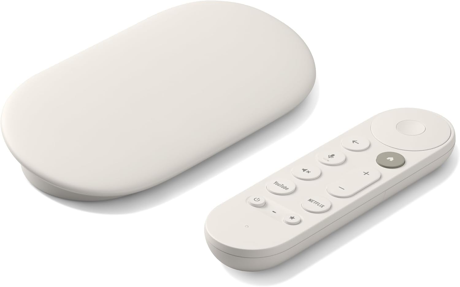 Google TV Streamer 4K – HDR Streaming Device with Voice Remote, 32GB Storage & Smart Home Control (Porcelain White)