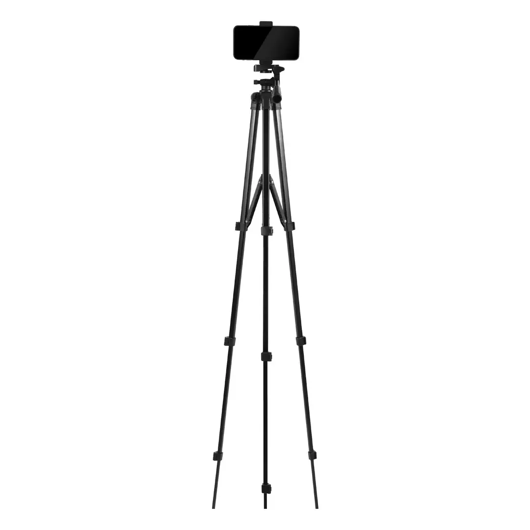 Green Lion GTP-200 Professional Aluminum Tripod with Bluetooth Remote, 3-Way Pan Head & 1490mm Height
