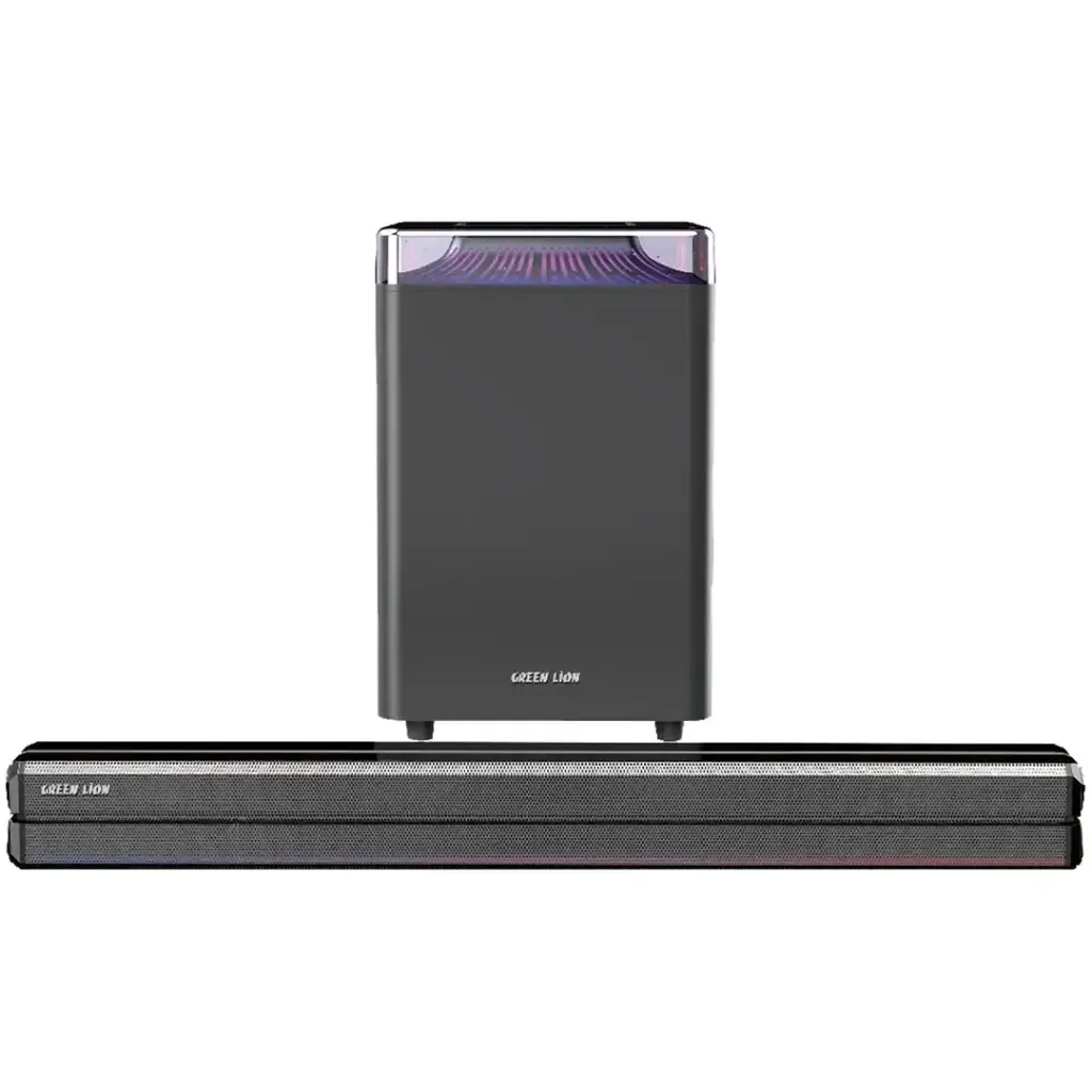 Green Lion Cinema SP100 100W 2.1 Channel Wired Soundbar with Subwoofer, Bluetooth 5.0 & HDMI ARC - Black
