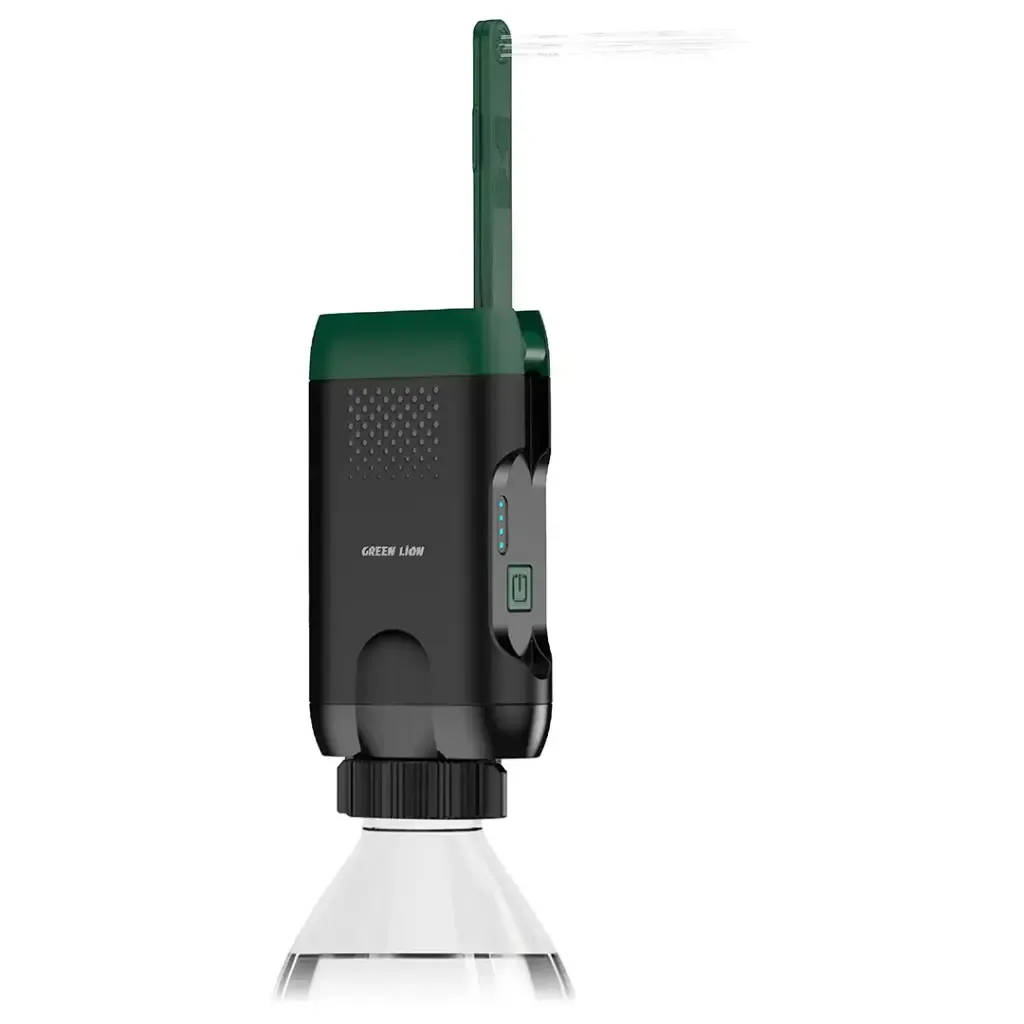 Green Lion Pocket Bidet Neo Portable Shower – Green | Rechargeable Travel Bidet with USB-C & Foldable Nozzle