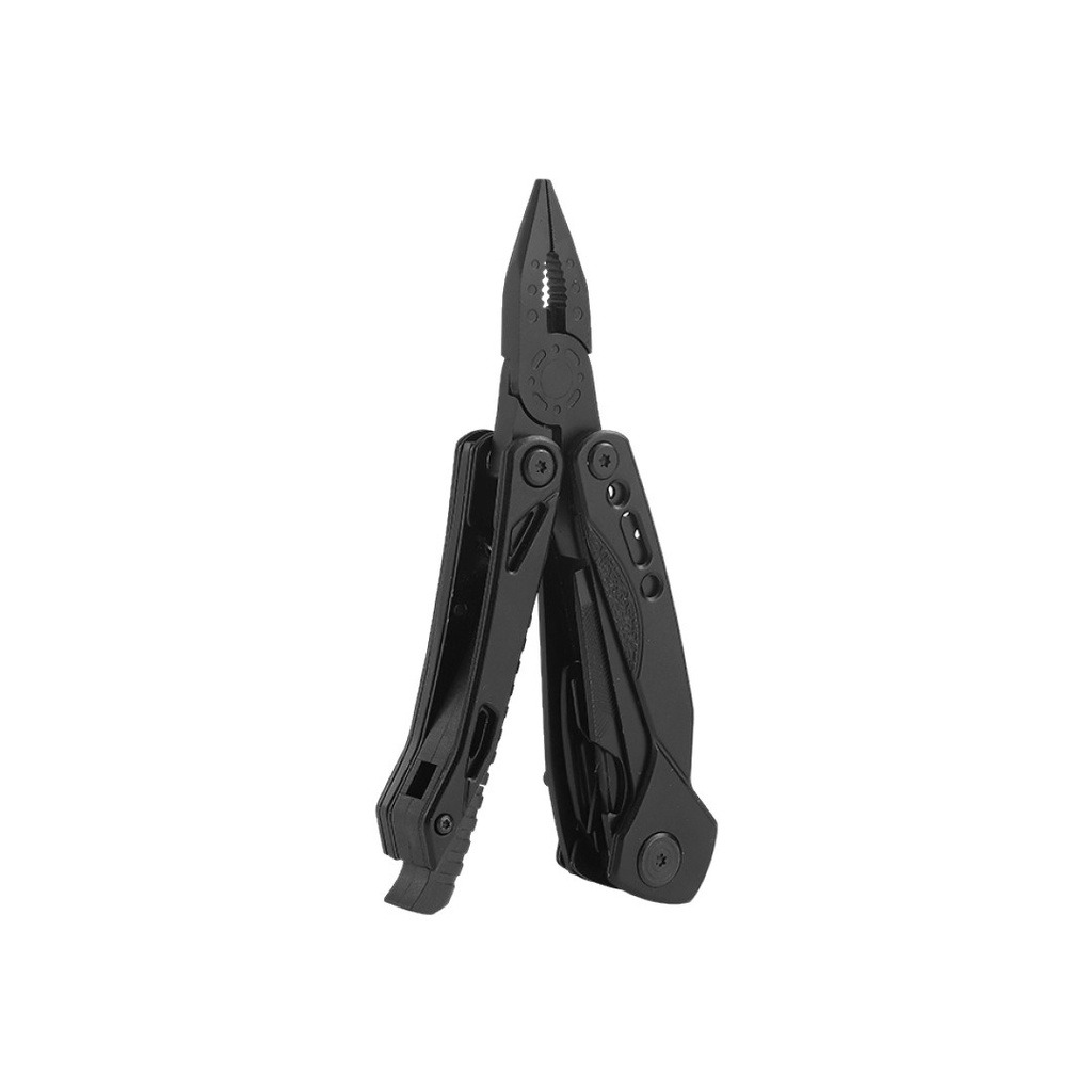 Green Lion Multi Plier Pro – Black | 9-in-1 Stainless Steel Multitool with Screwdrivers, Knife & Pliers