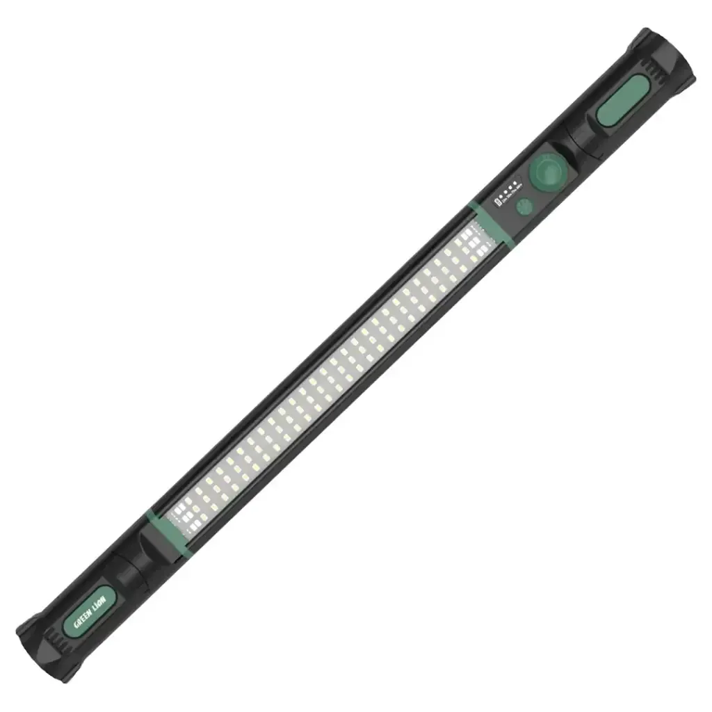 Green Lion Light Beam Magnetic Work Lamp – Black | 800 Lumens Rechargeable LED Work Light with SOS Mode
