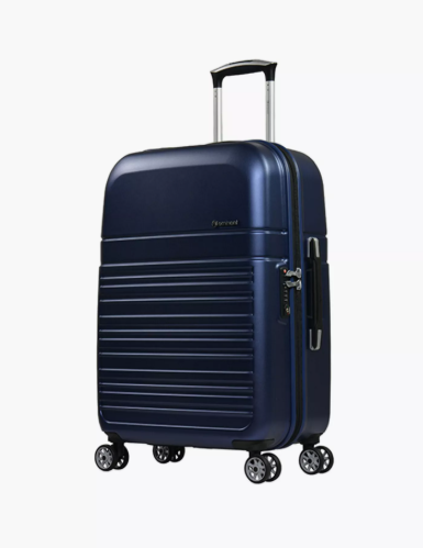 Eminent 53 CM Cabin Hard Case Luggage Trolley Bag with Double 4 Wheels | KF91 - Blue