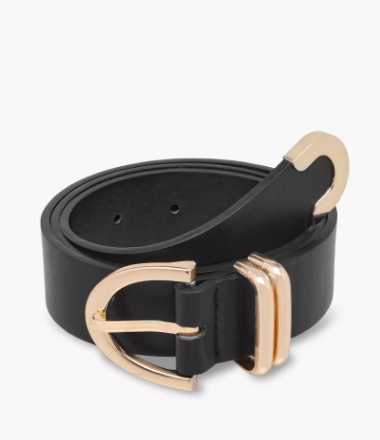 Belt with Curved Buckle - Set of 2
