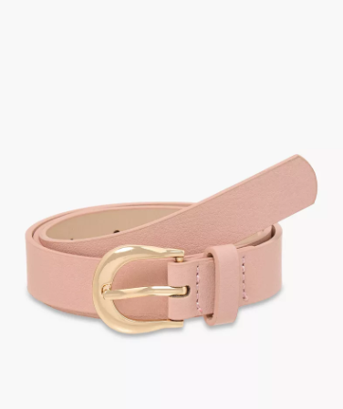 Set of 2 - Belt with Pin Buckle Closure